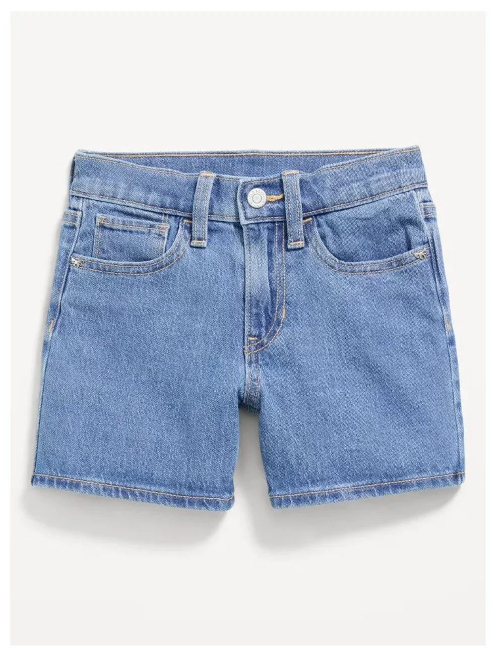 High-Waisted Jean Midi Shorts for Girls Old Navy 7